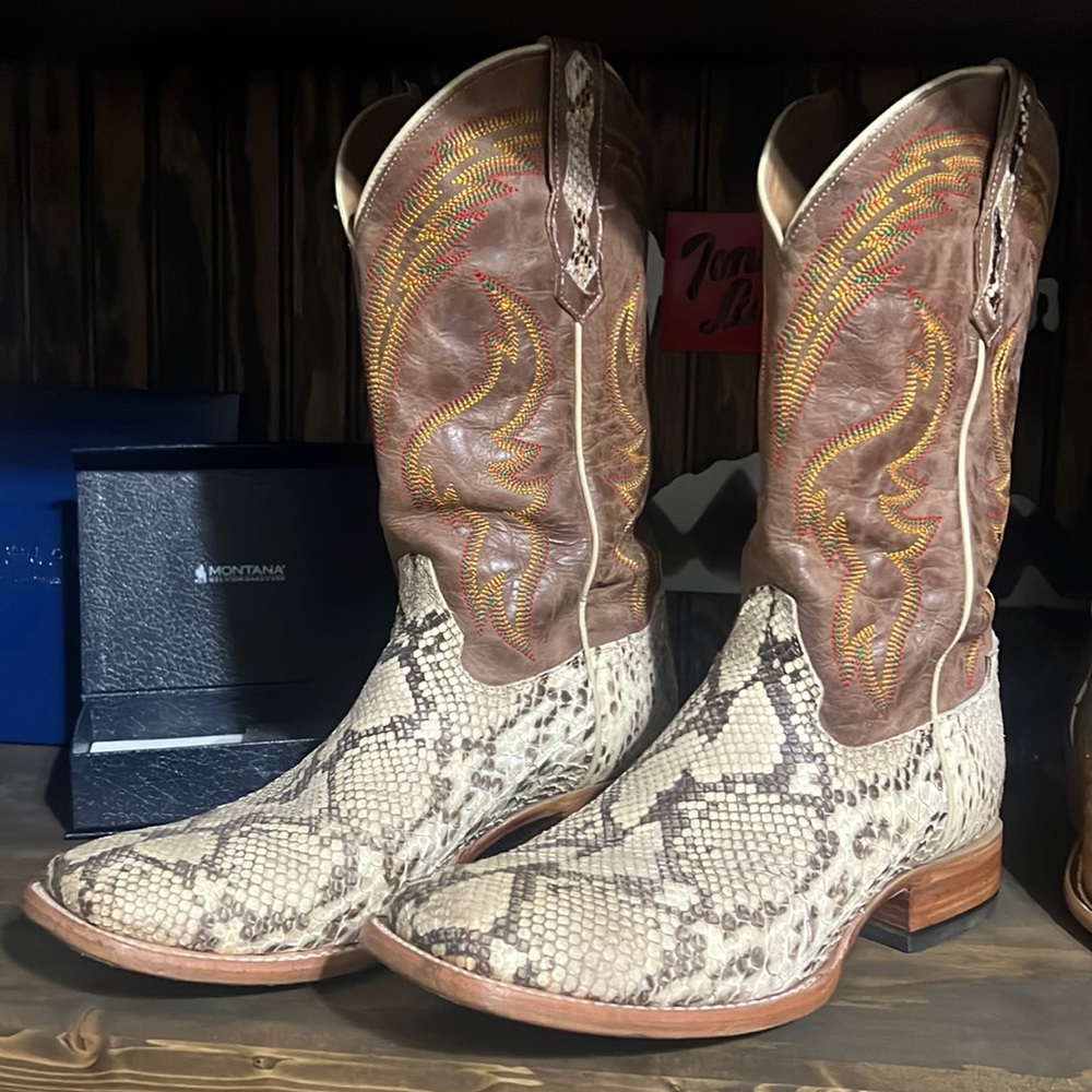 Cody James snake skin boots size 10 1/2